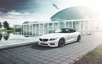 Auto, Bmw, Cars, Side View, Z4, Airship HD wallpaper