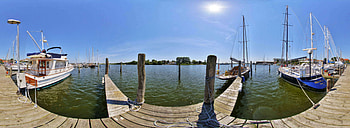 scenery3, sun, boats HD wallpaper