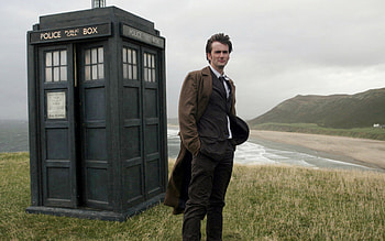 TARDIS, David Tennant, Doctor Who HD wallpaper