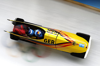 German bobsleigh team, Podium sweep, Friedrich dominance, Reuters report HD wallpaper