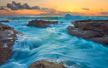 Waves And Tides, waves, tides, nature HD wallpaper