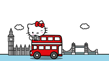 Hello Kitty's London Bus Adventure — Sanrio, Hello Kitty, sanrio HD wallpaper