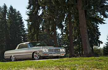 1964-Chevrolet-Impala, Bowtie, Classic, GM, 1964 HD wallpaper