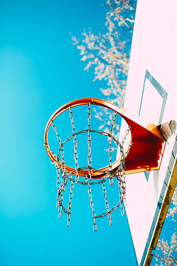 Sky, Miscellanea, Miscellaneous, Shield, Basketball Hoop, Basketball Ring HD phone wallpaper