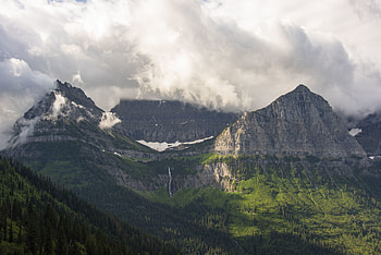 Nature, Trees, Clouds, Rocks, Mountain HD wallpaper