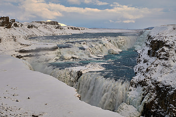 Gullfoss Waterfall, Majestic beauty, Natural wonder, Iceland travel HD wallpaper