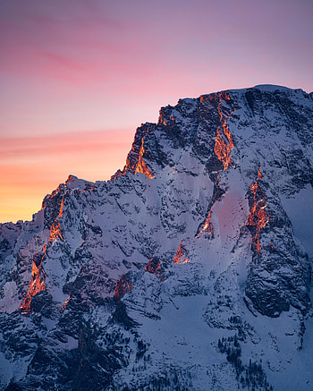 Winter, Nature, Snow, Rocks HD phone wallpaper