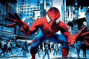 Spider-Man: Edge of Time In Your Face HD wallpaper