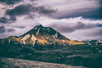 Nature, Mountains, Clouds, Vertex, Top HD wallpaper