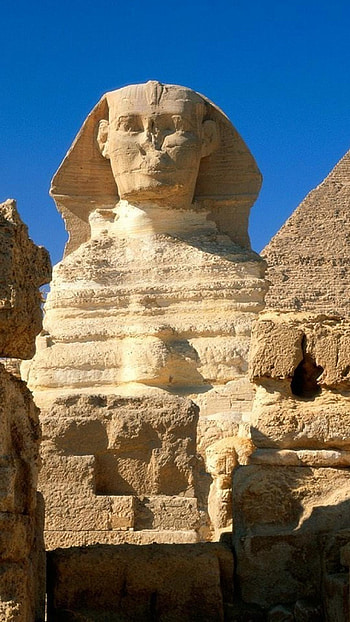 The Great Sphinx, Sphinx , Ancient Egyptian HD phone wallpaper