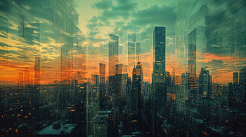 Translucent Cityscape: A Ultra Experience, cityscape, translucent, skyscraper, urban HD wallpaper