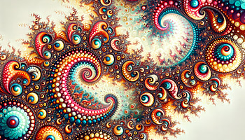 Colorful Fractal Swirls, fractal, colorful design, Digital artwork, swirl HD wallpaper