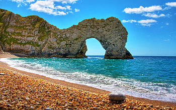 Landscape, Mountains, Sea HD wallpaper
