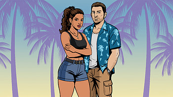 Jason And Lucia Gta 6 Game, gta-6, gta-vi, gta, games, xbox-games, ps5-games, pc-games, 2026-games, video-games, artwork, art, digital-art, artstation HD wallpaper