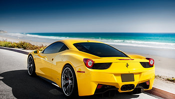 2016 Ferrari 458, ferrari, cars, racing, yellow, ferrari-458 HD wallpaper