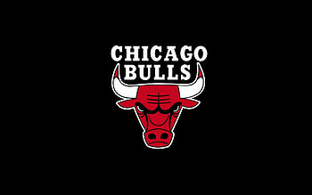 Chicago Bulls, nba, logo, sports, black background HD wallpaper