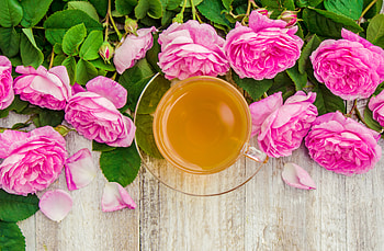 Rose Tea Time Treat — Ultra, food, tea HD wallpaper