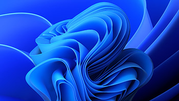 Blue Windows 11 Stock Logo Microsoft Minimalist Operating System Windows 11 HD wallpaper