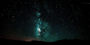 Night, Shining, Dark, Starry Sky, Milky Way, Galaxy HD wallpaper