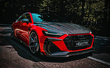 Keyvany Audi RS7 Sportback, , tuning, 2021 cars, R, supercars, 2021 Audi RS7 Sportback, german cars, Keyvany, Audi, Red RS7 Sportback HD wallpaper