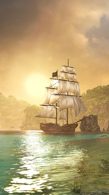 Assassin's Creed Black Flag, Ship , Zoey Johnson, Gaming HD phone wallpaper