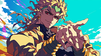 Dio Brando Jojo's Bizarre Adventure Anime, Anime, Jojo's Bizarre Adventure, Dio Brando HD wallpaper