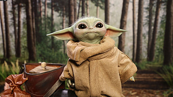 Baby Yoda figure, Up close, Quality, Price HD wallpaper