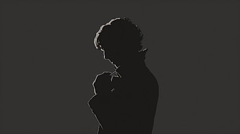 Sherlock Silhouette - Enigmatic Detective Vibes, Sherlock Holmes, Benedict Cumberbatch, Sherlock (TV series) HD wallpaper