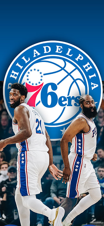Joel Embiid, James Harden HD phone wallpaper
