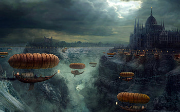Landscape, Fantasy HD wallpaper