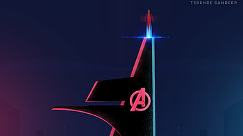 Stark Tower, iron-man, superheroes, artist, artwork, digital-art, behance HD wallpaper