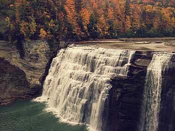 Nature, Water, Waterfall, Break, Precipice HD wallpaper