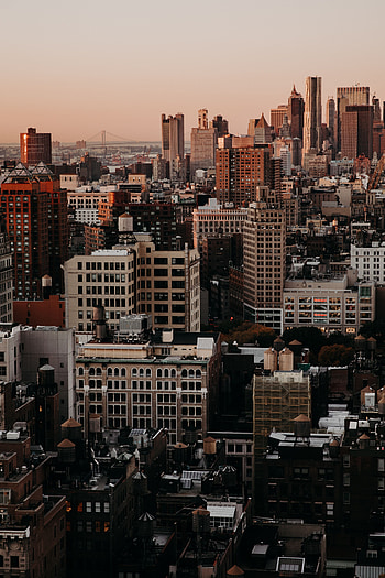 Cities, City, Building, View From Above, Skyscrapers, Megapolis, Megalopolis HD phone wallpaper