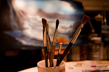 Art, Miscellanea, Miscellaneous, Drawing, Painting, Tassels, Brushes, Artistic HD wallpaper