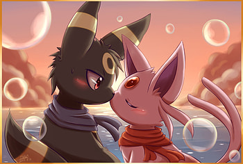 Anime Pokemon PokÃ©mon Umbreon (PokÃ©mon) Espeon (PokÃ©mon) Eeveelutions HD wallpaper