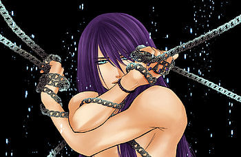Gakupo chained up, purple, vocaloid, gakupo, hair HD wallpaper