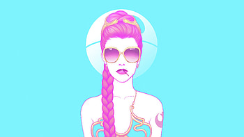 Princess Leia, princess-leia, star-wars, movies, minimalism, minimalist, artist, artwork, digital-art HD wallpaper