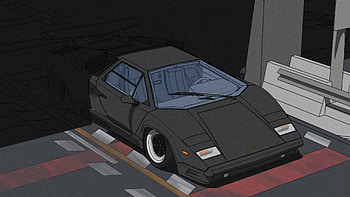 Lamborghini Countach Sketch , lamborghini, cars, artist, artwork, digital-art, artstation HD wallpaper