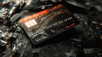 Stunning Ultra : Credit Card Elegance, credit card, shattered glass HD wallpaper