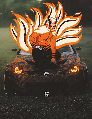 Naruto Uzumaki, automotive lighting, boruto, baryon mode, Baryon HD phone wallpaper