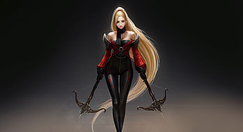 Fantasy Warrior Women , fantasy-girls, warrior, artist, artwork, digital-art, artstation HD wallpaper