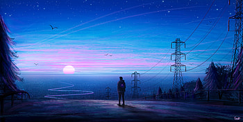 Lost , artist, artwork, digital-art, deviantart HD wallpaper