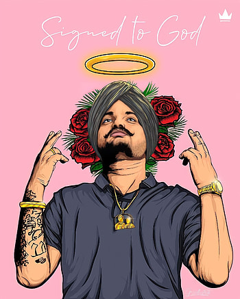 Sidhu Moose wala, finger, beard, legend HD phone wallpaper