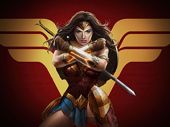 Wonder Woman Dc Injustice 2 Mobile, wonder-woman, games HD wallpaper