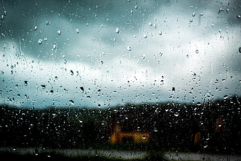 Drops, Silhouette, Miscellanea, Miscellaneous, Blur, Smooth, Glass HD wallpaper
