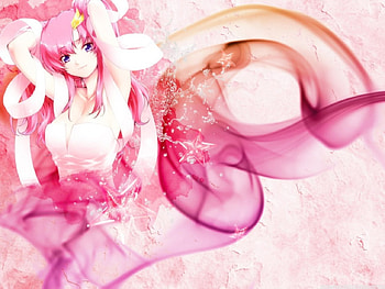 Lacus clyne, pink, kacus, clyne, gundam HD wallpaper