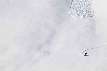 Sports, Snow, Mountain, Slope, Descent, Skier HD wallpaper