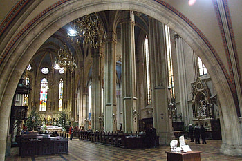 cathedral in Zagreb, croatia, interior, zagreb, cathedral HD wallpaper