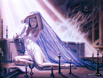 Fantasy girl, abstract, fantasy HD wallpaper