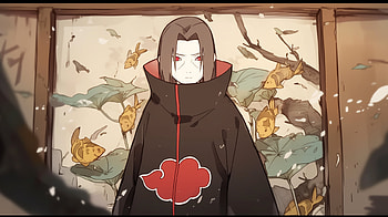 : Itachi Uchiha from Akatsuki in Naruto, Anime, Naruto, Itachi Uchiha, Akatsuki (Naruto) HD wallpaper